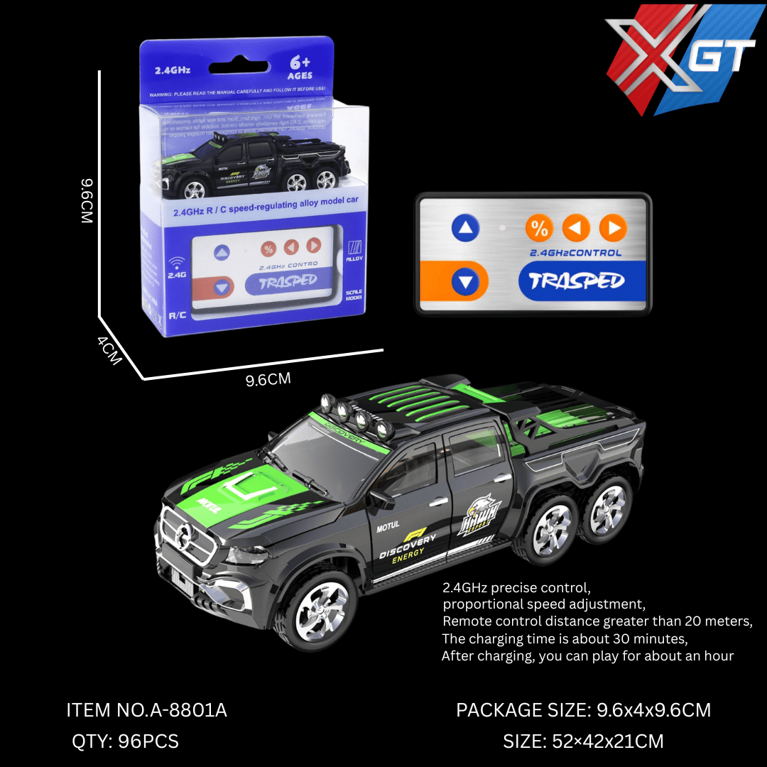 1:64 Scale 2.4G Portable Mini RC 4CH Metal Mini Alloy Die-cast Remote Control Rc Drift Car