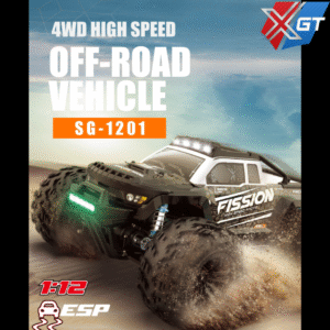 HXGT-1201-1/12 2.4G 4WD High-speed Monster Truck-BLACK