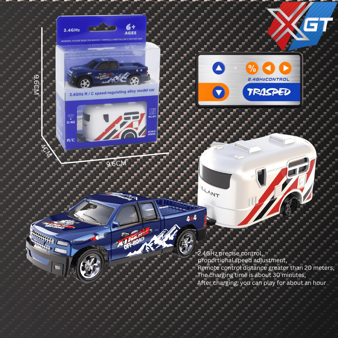 1:64 Scale 2.4G Portable Mini RC 4CH Metal Mini Alloy Die-cast Remote Control Rc Drift Car