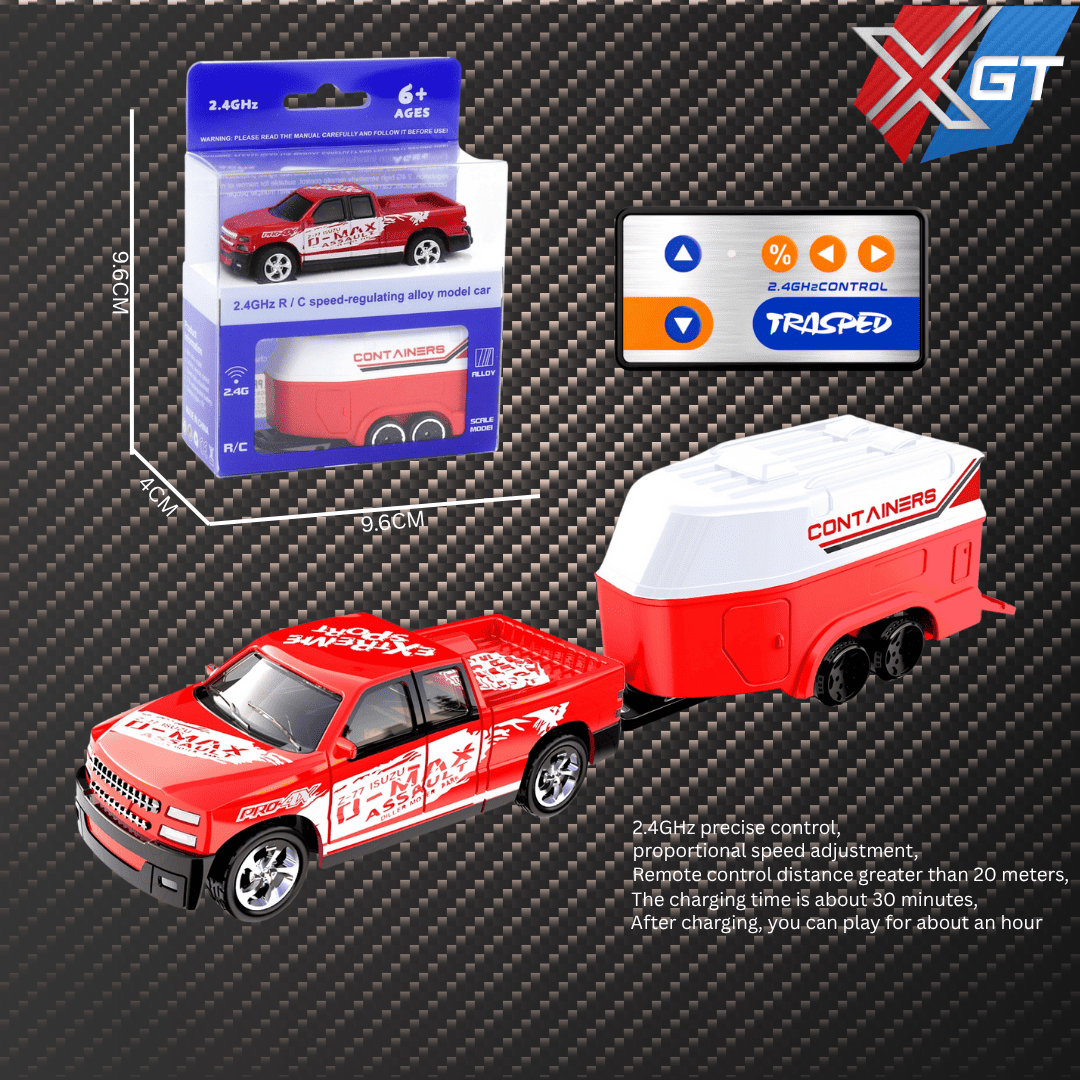 1:64 Scale 2.4G Portable Mini RC 4CH Metal Mini Alloy Die-cast Remote Control Rc Drift Car